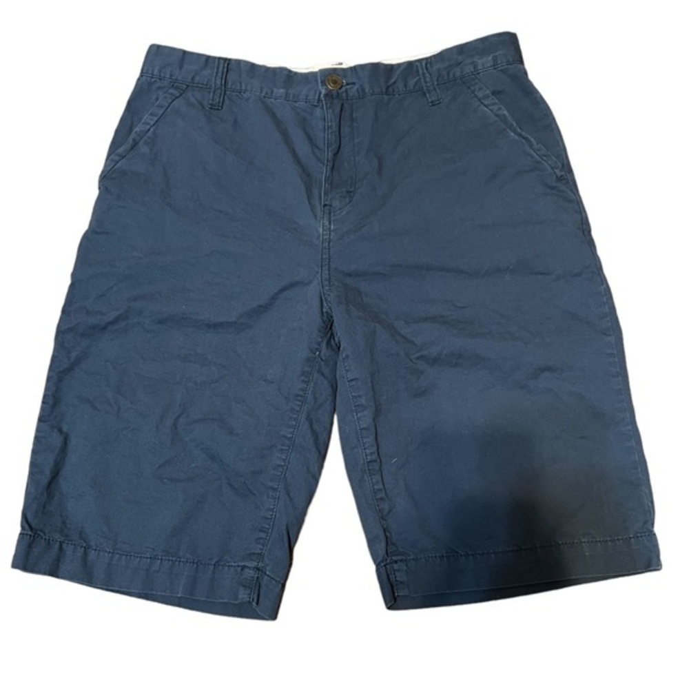 Tucker & Tate Blue Bermuda Shorts 100% Cotton Size 32 per flat lay